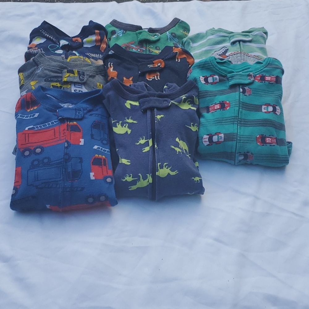 Cotton footed pajamas